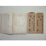 소화14년 당용일기(當用日記)1책(편지2장)