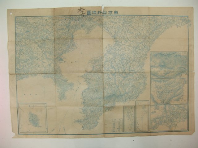 1925년 동경교외지도(東京郊外地圖)