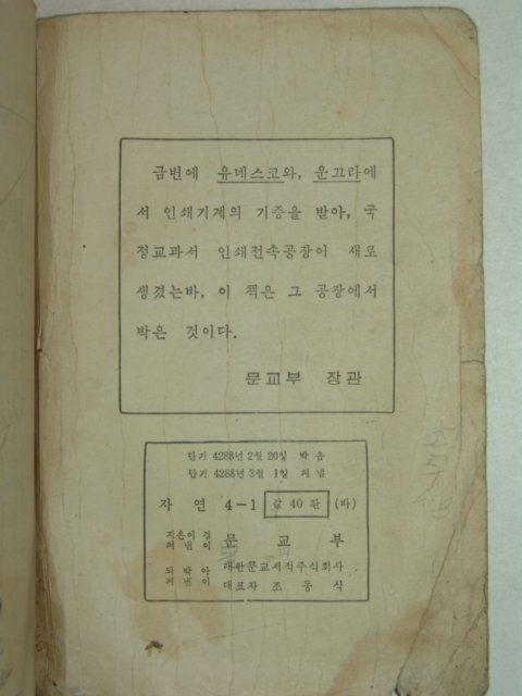 1955년 자연 4-1