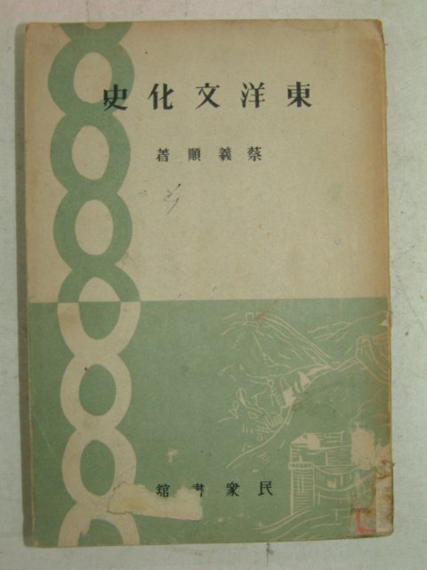 1948년 채의순(蔡義順) 동양문화사(東洋文化史)