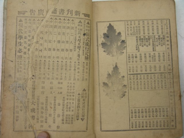 1925년 경성대성서림 신식유행척독(新式流行尺牘)1책완질