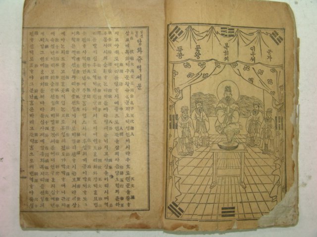 1919년경성간행 당화주역(唐畵周易) 1책완질