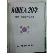 1969년 경향신문사간행 KOREA 20년 사진화보집