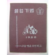 1968년 서울청운국민학교 제45회 졸업앨범