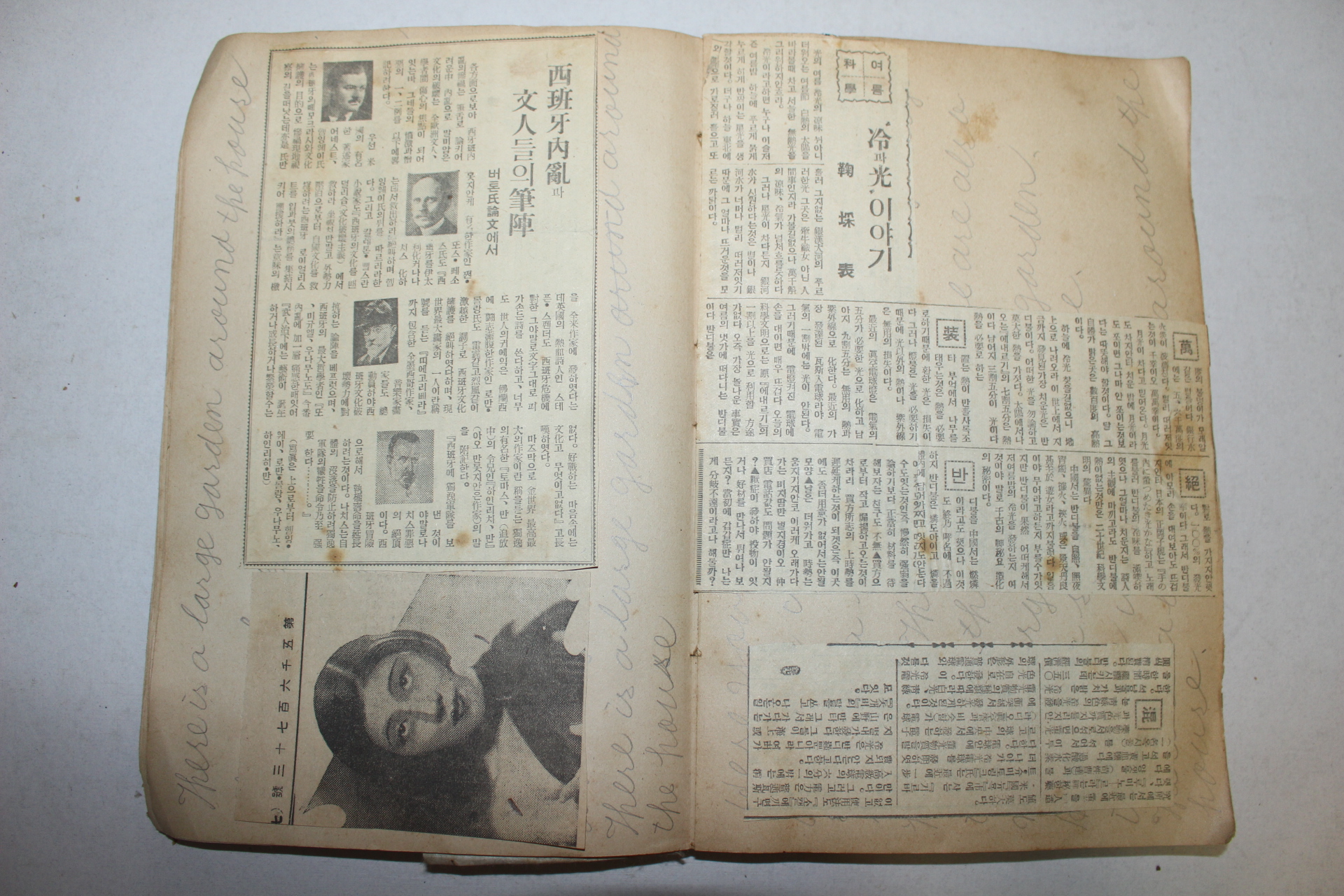 1937년(소화12년) 동아일보 신문스크랩북 53장