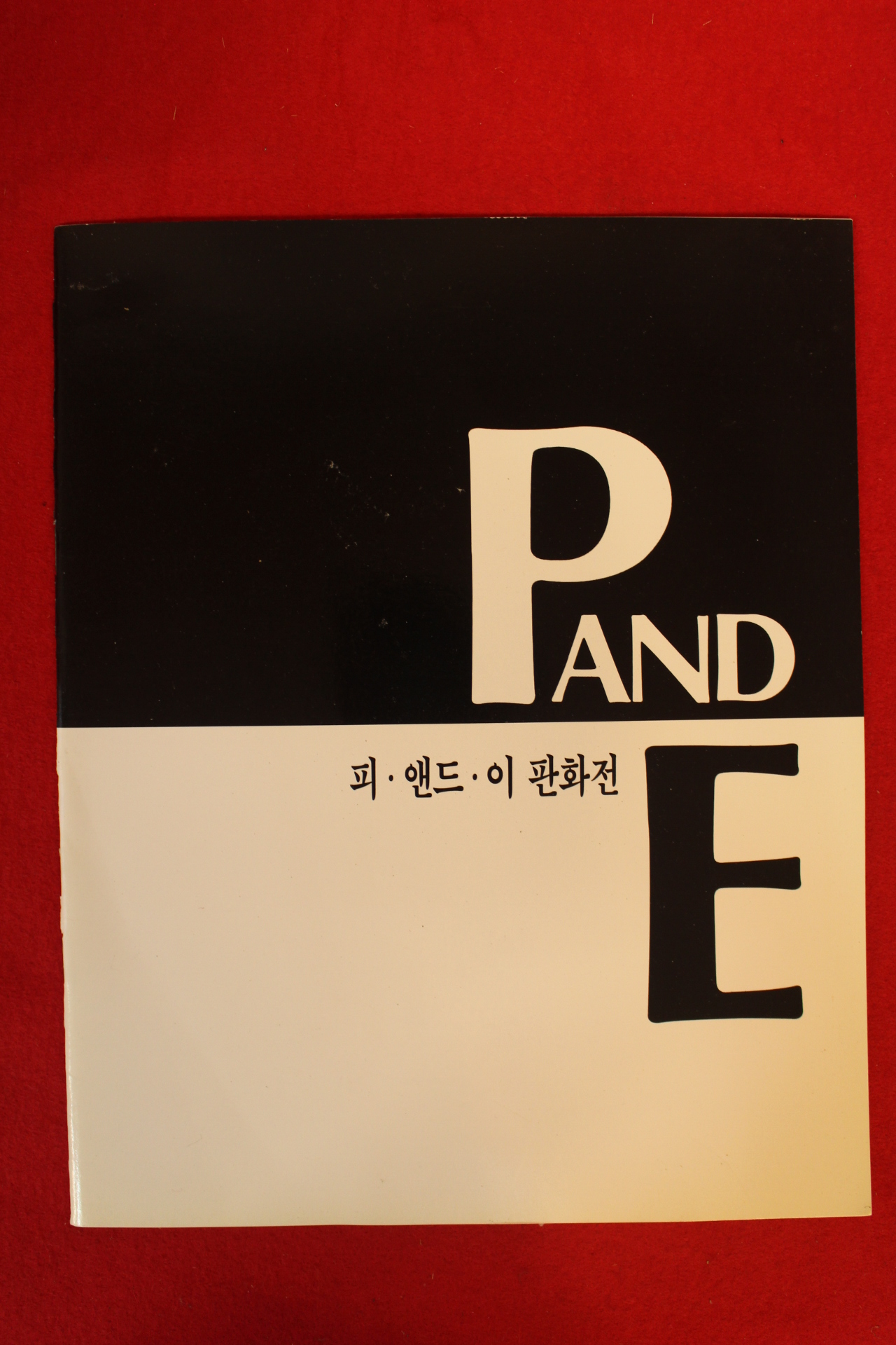 1996년 피앤드이 판화전 도록