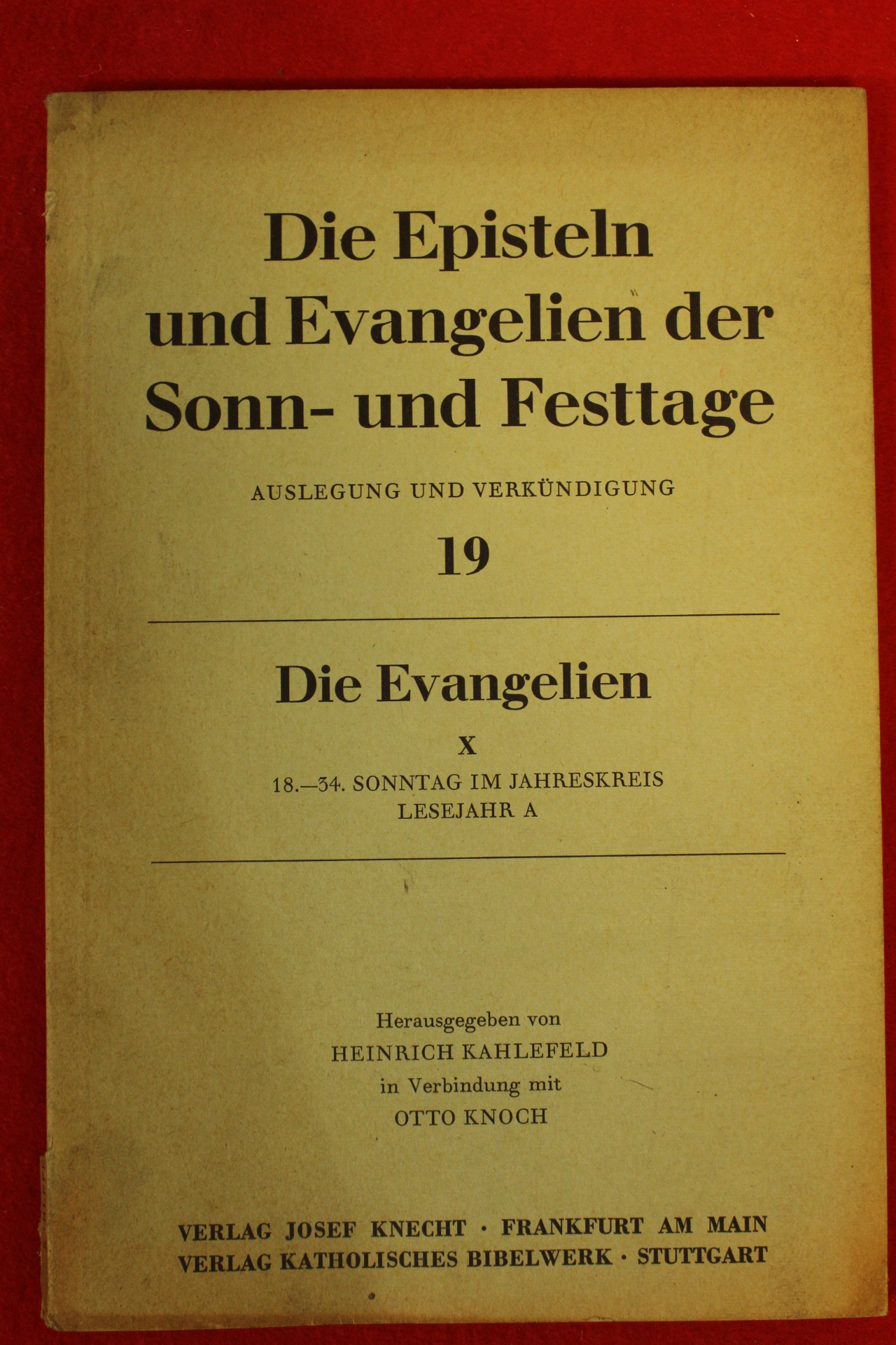 1972년 독일간행 DIE EVANGELIEN