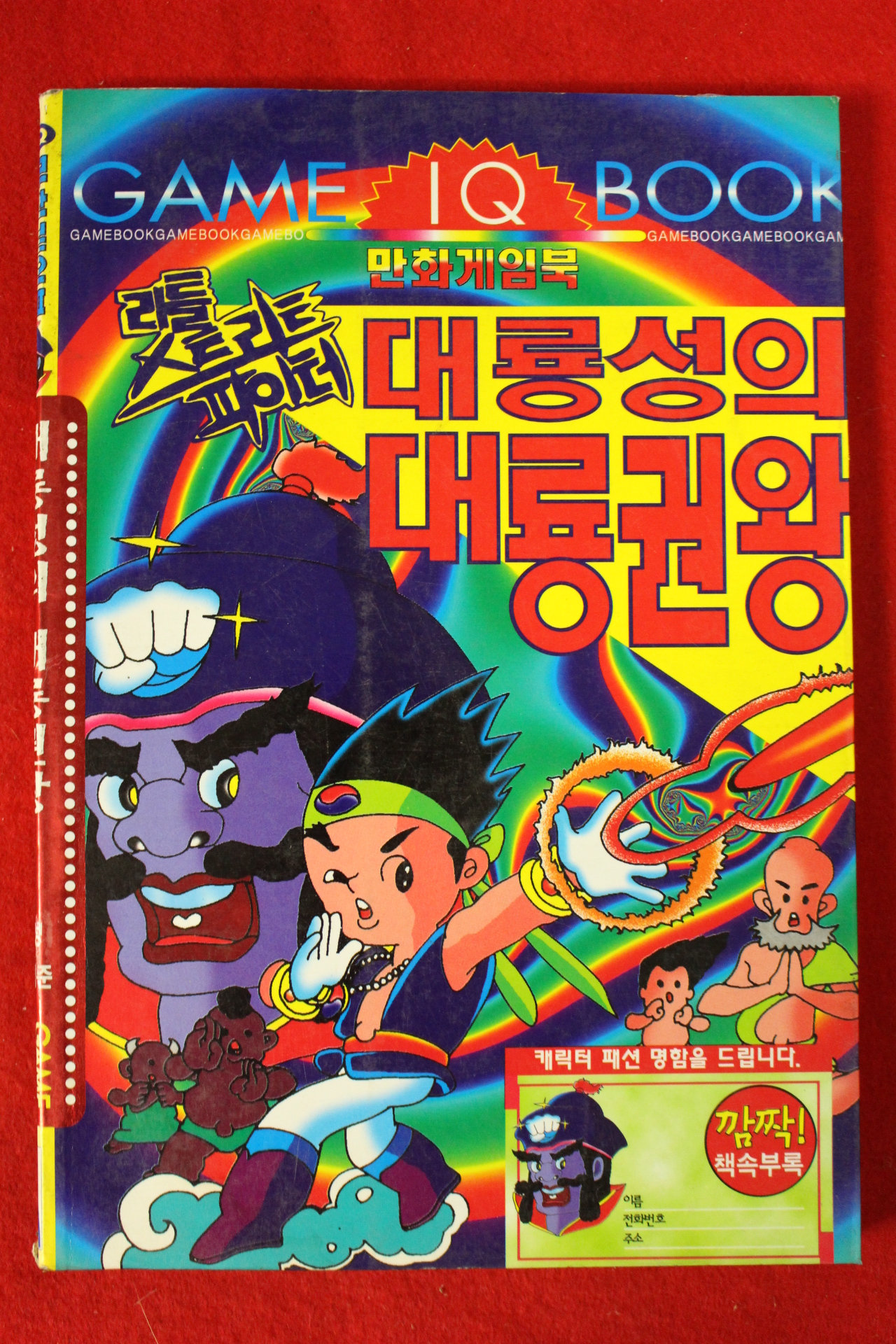 1993년 아이큐만화게임북 리틀스트리트파이터 대룡성의 대룡권왕