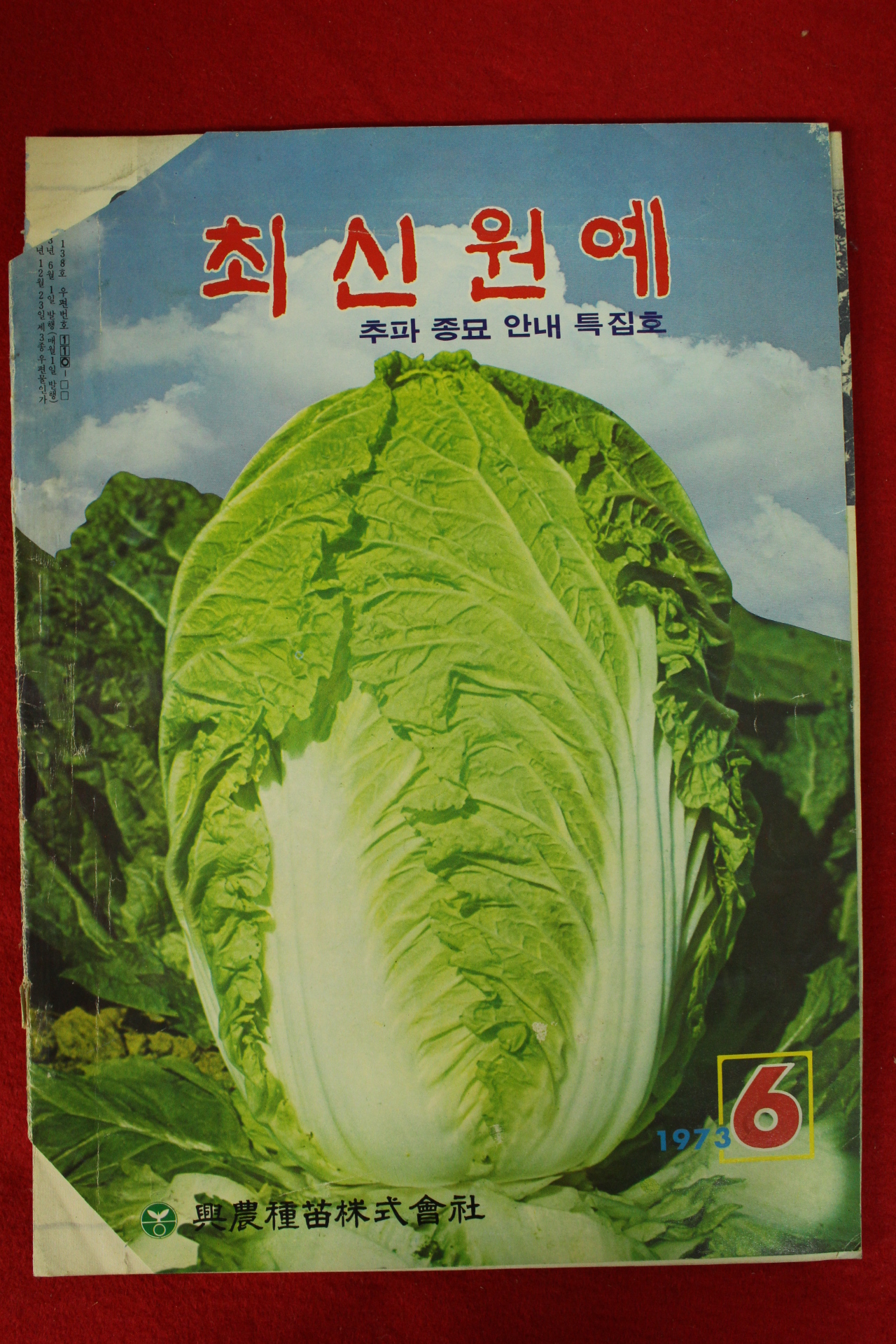 1973년 최신원예 6월호