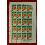 우표90-1989년 제19차국제 간호협의회 서울총회기념 20장 한판