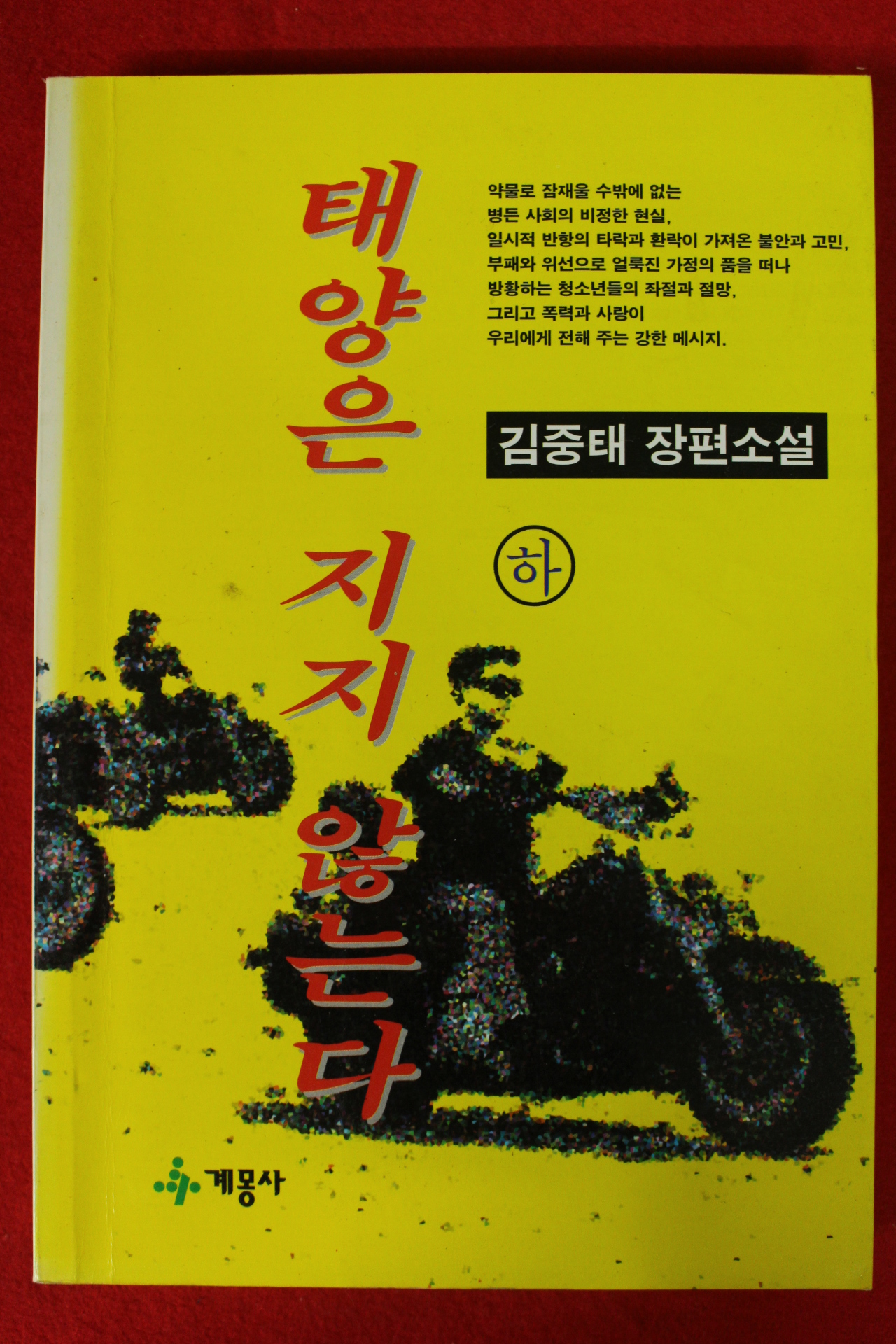 1995년초판 김중태 장편소설 태양은 지지 않는다 하권