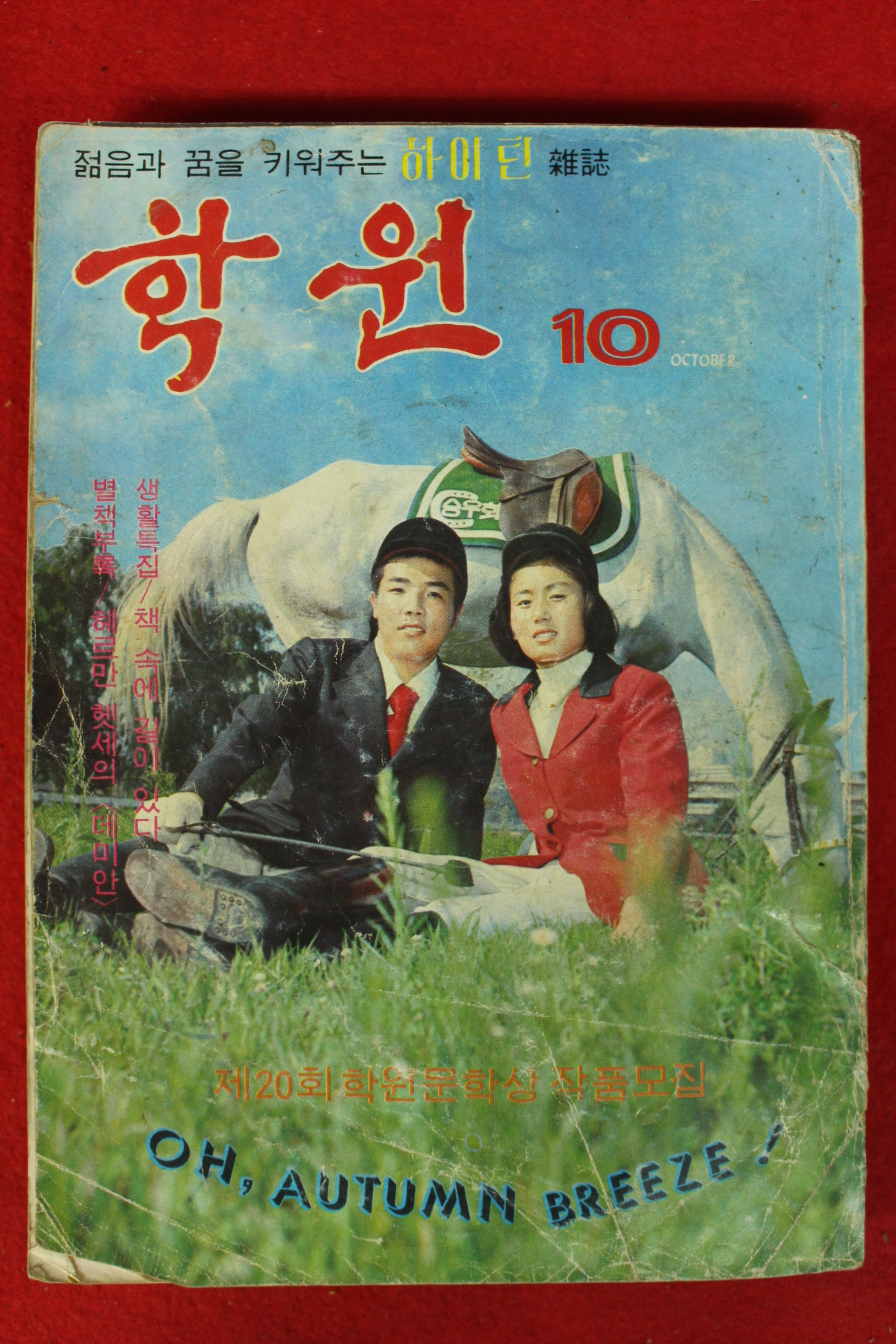 1976년 하이틴잡지 월간 학원 10월호