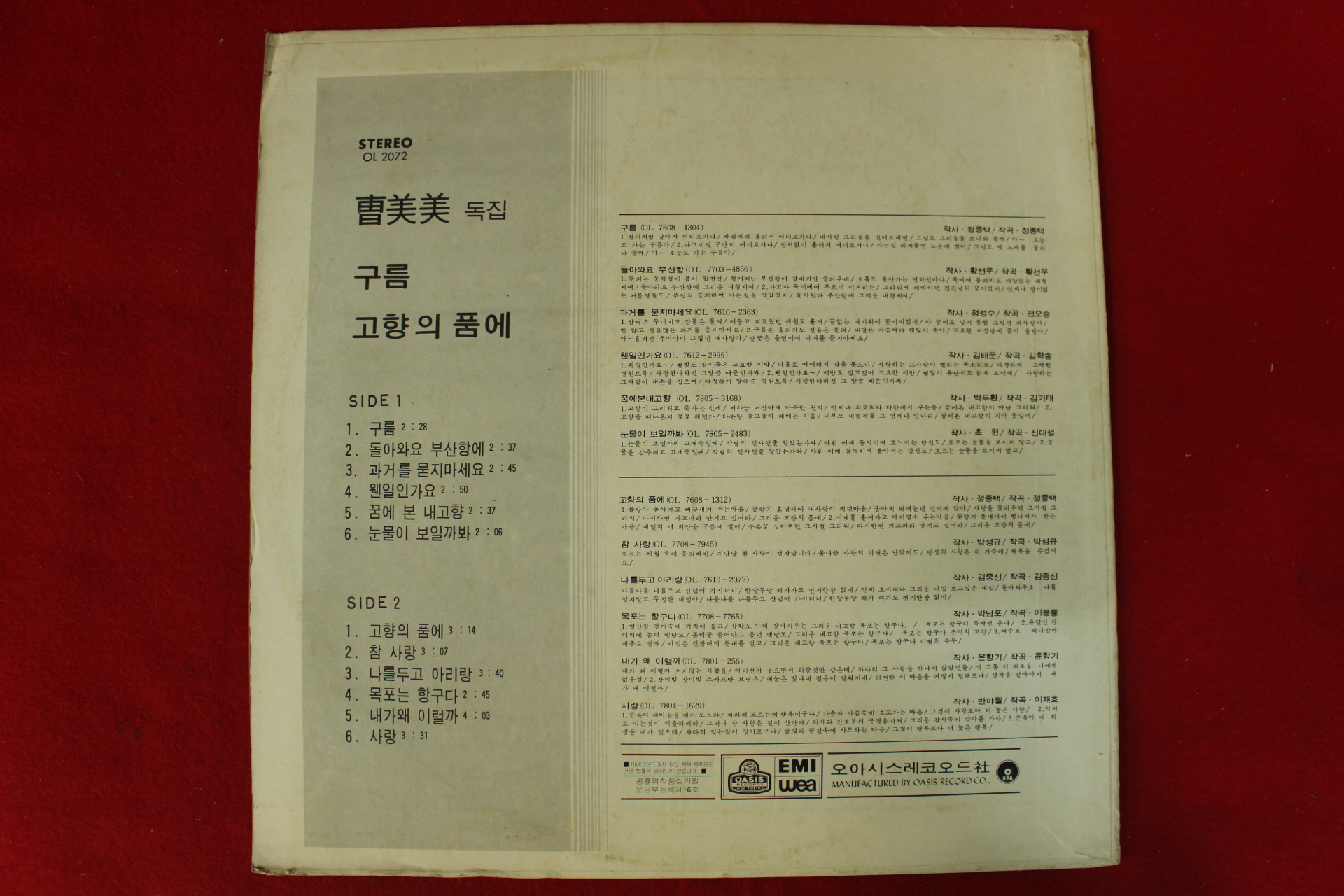 74-1978년 레코드판 조미미