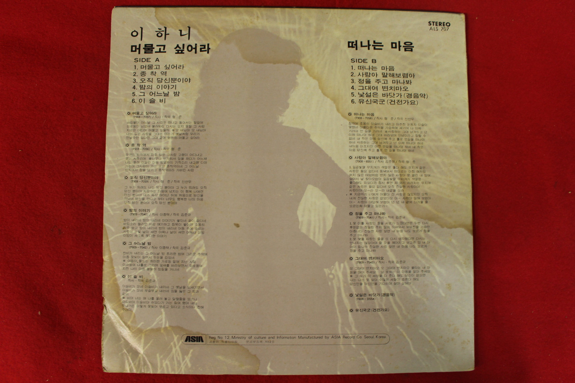 152-1979년 레코드판 이하니