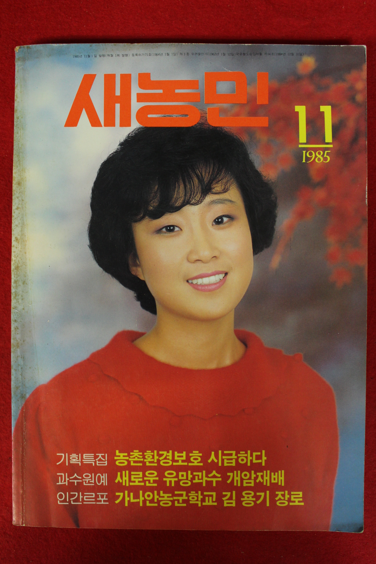 1985년 새농민 11월호