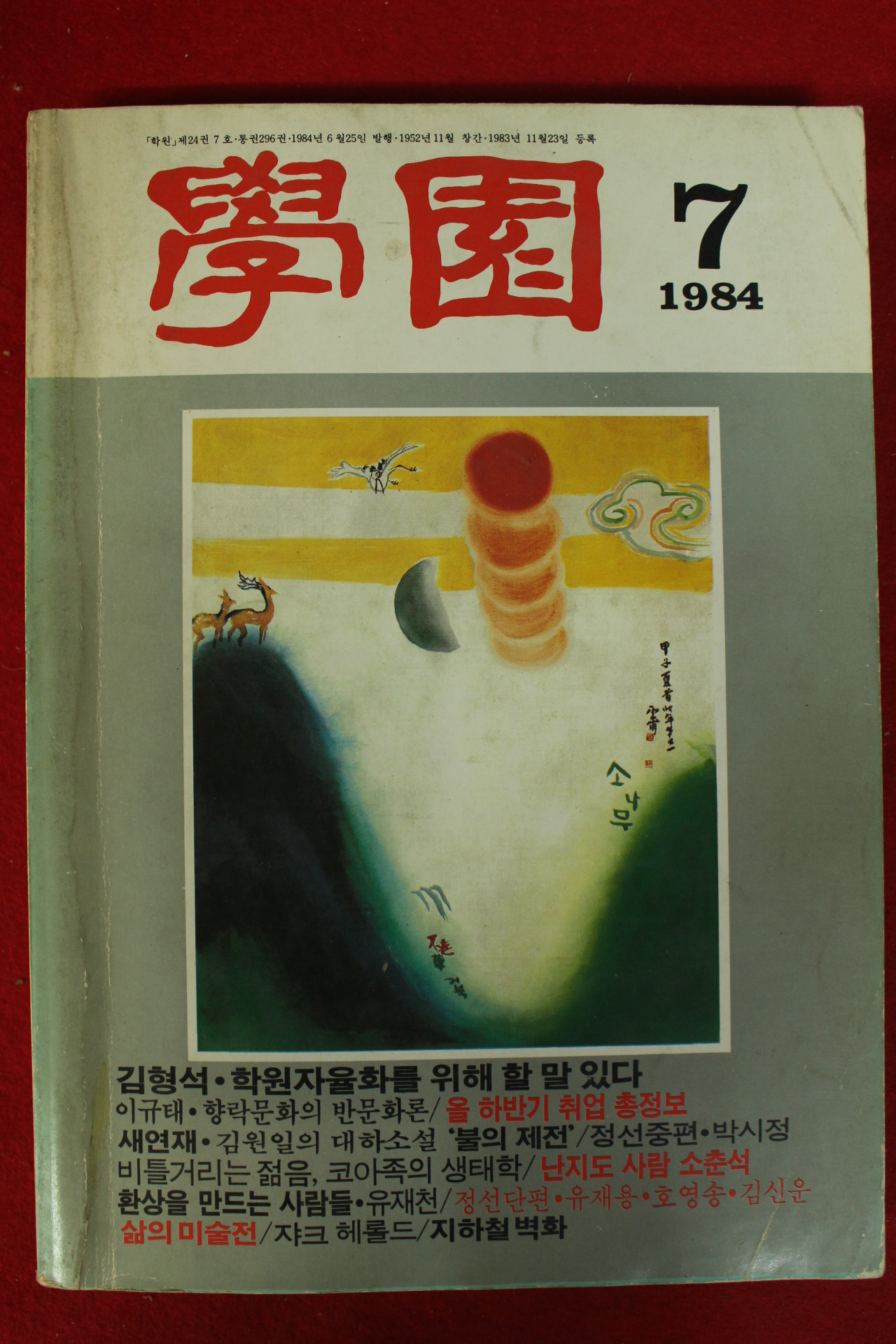 1984년 학원 7월호