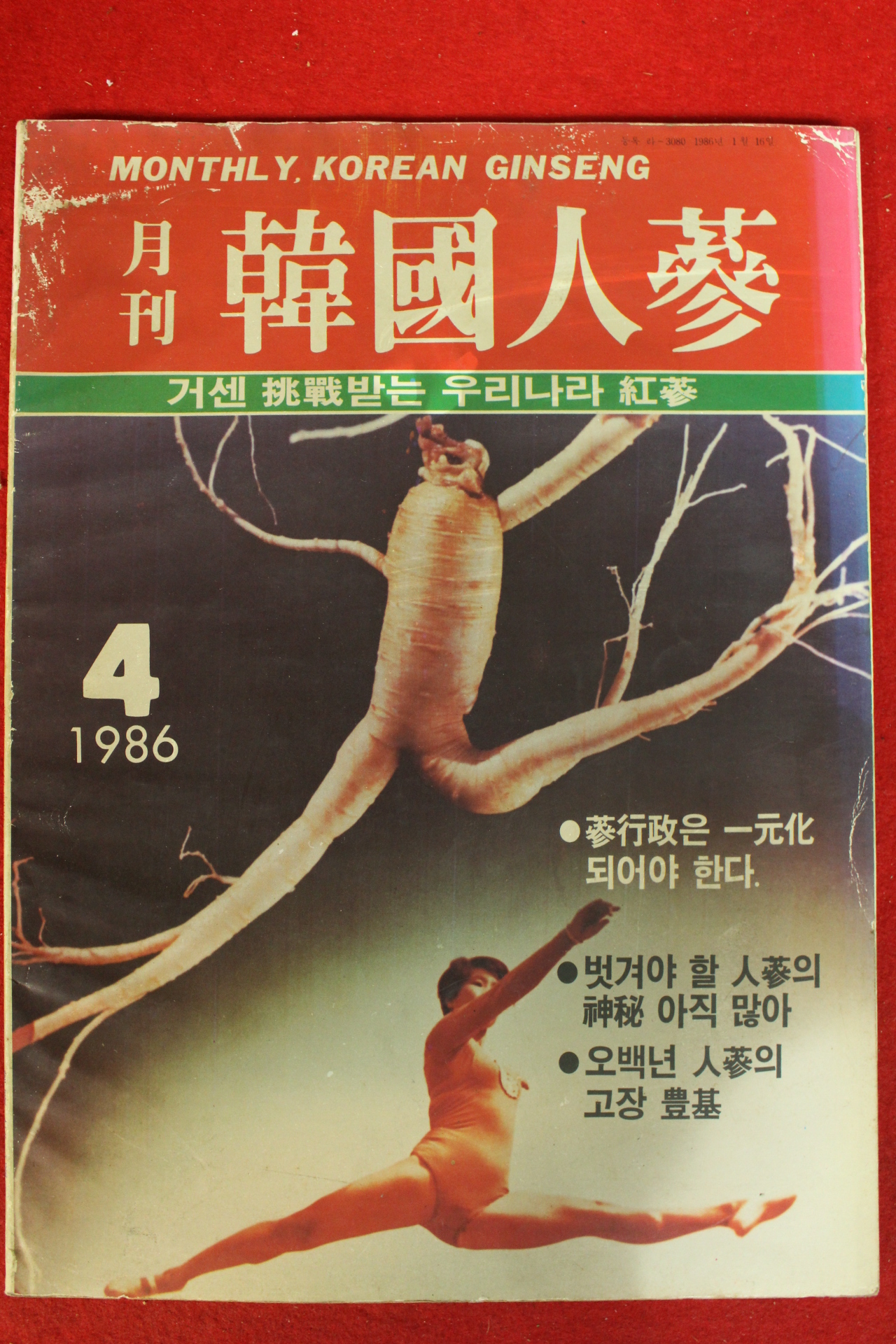 1986년 한국인삼 4월호