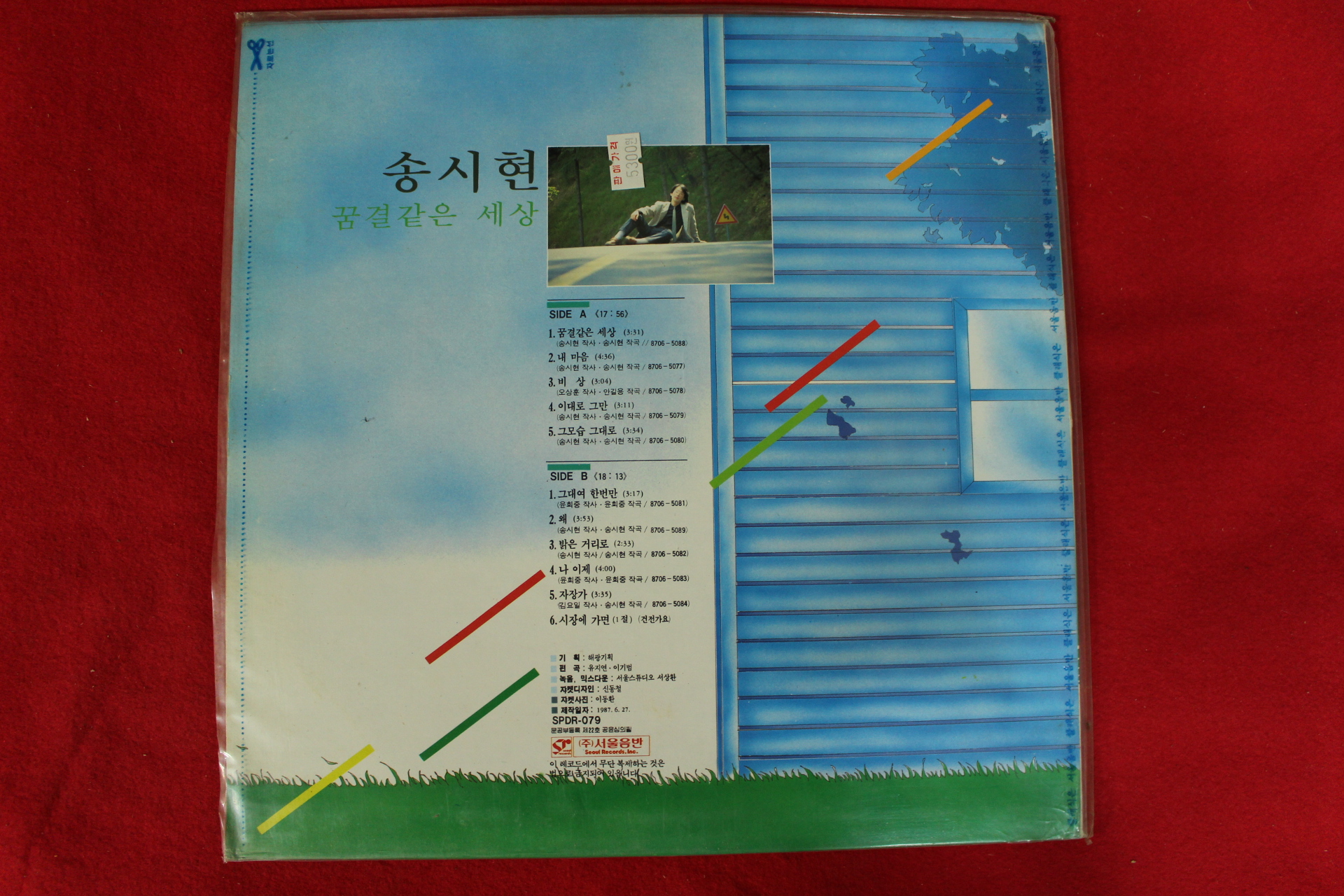 190-1987년 레코드판 송시현 꿈결같은 세상