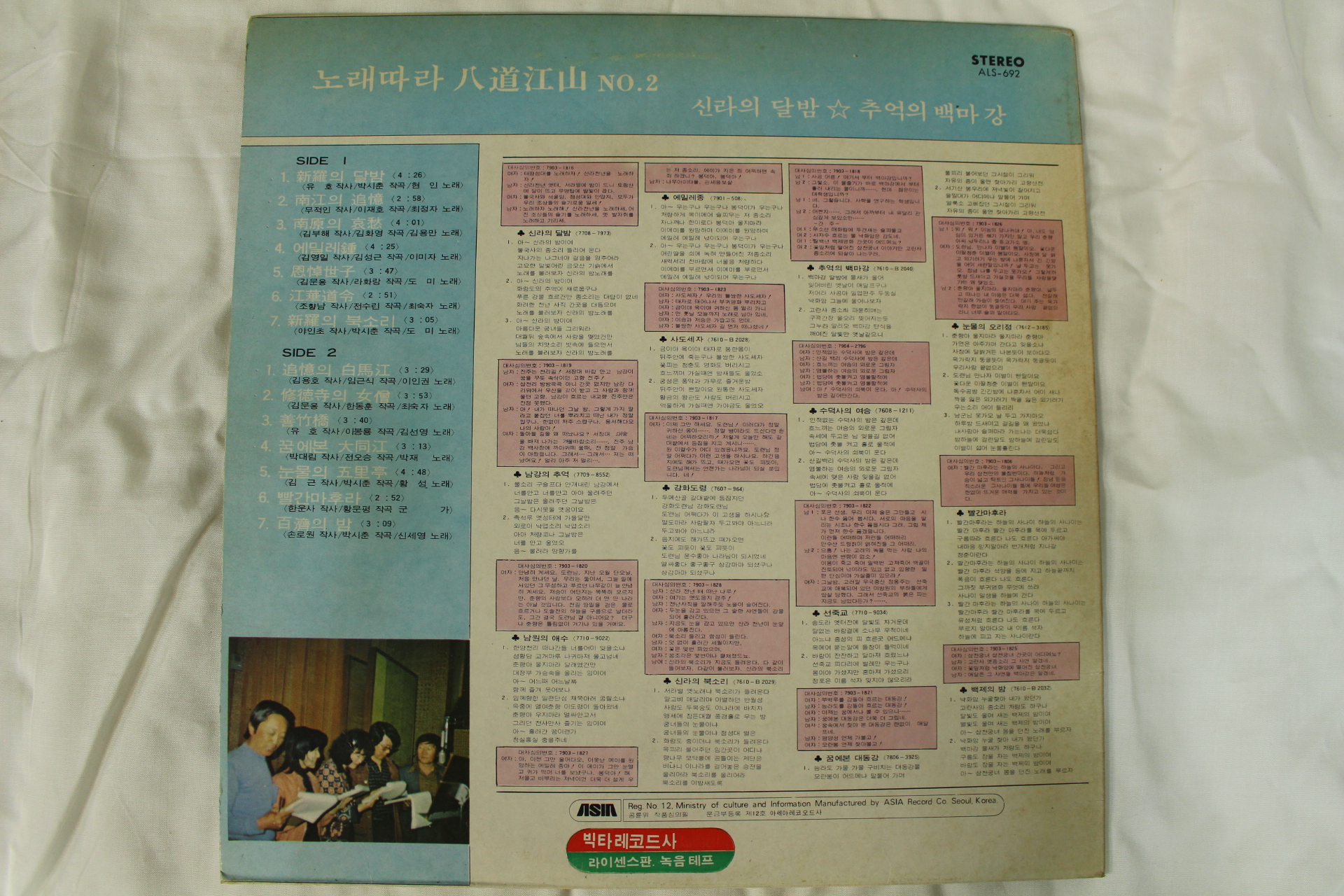 445-1979년 레코드판 노래따라 팔도강산 제2집