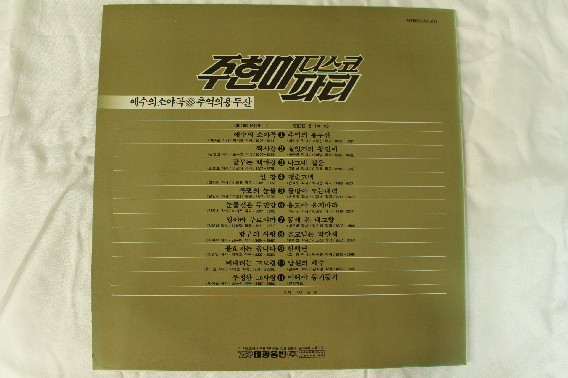 473-1985년 레코드판 주현미 디스코파티(초반)