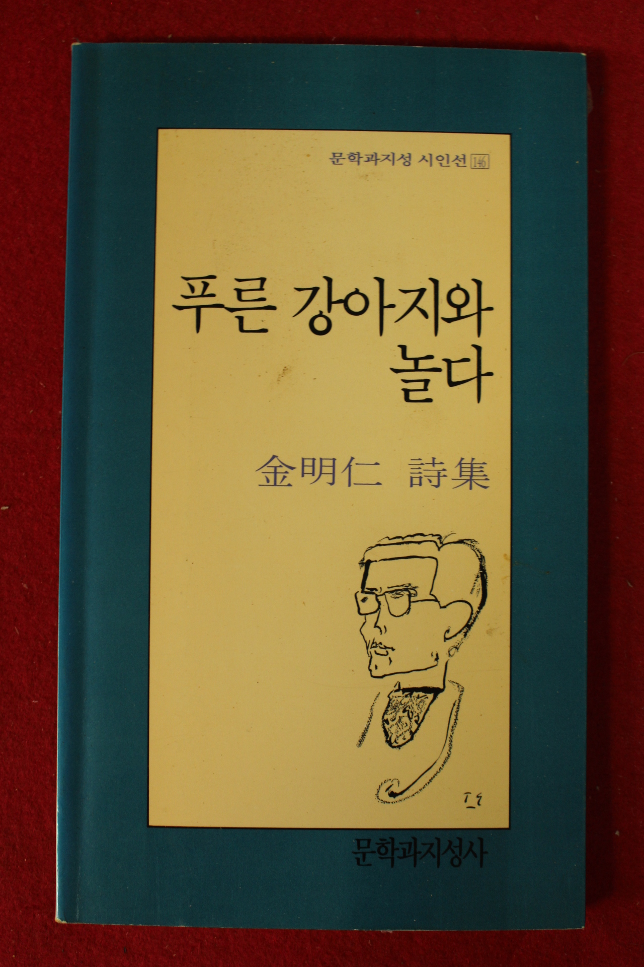 1994년초판 김명인시집 푸른 강아지와 놀다