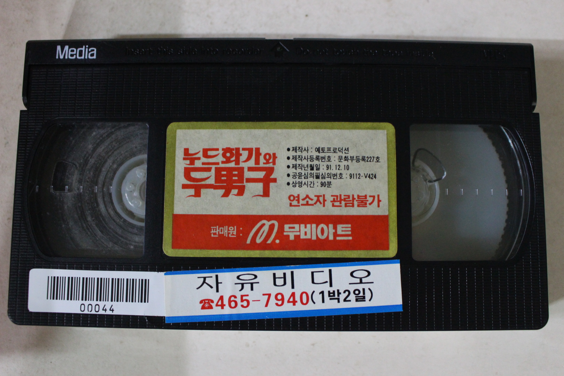 193-1991년 누드화가와 두남자 비디오테이프