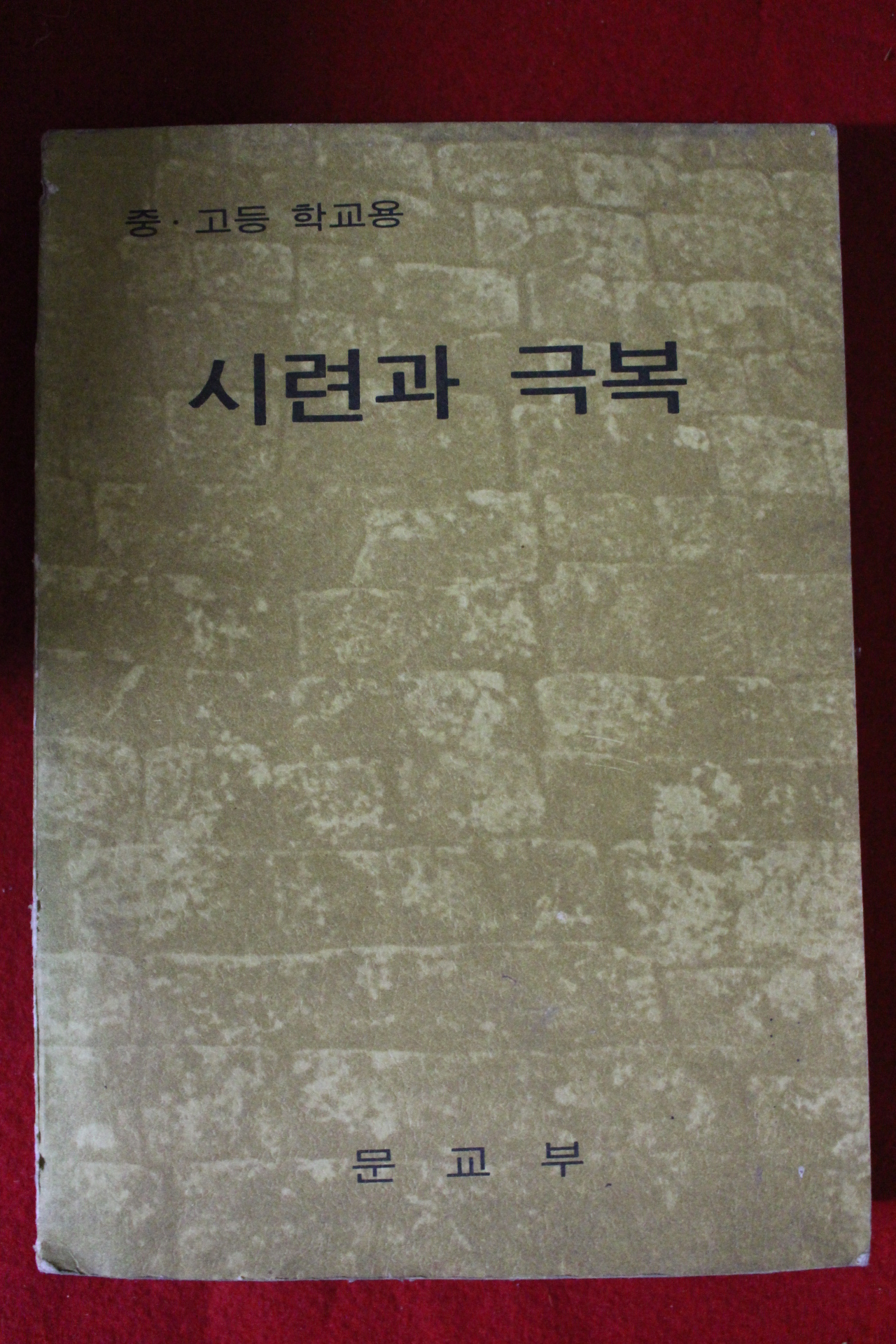 1972년 중고등학교용 시련과 극복