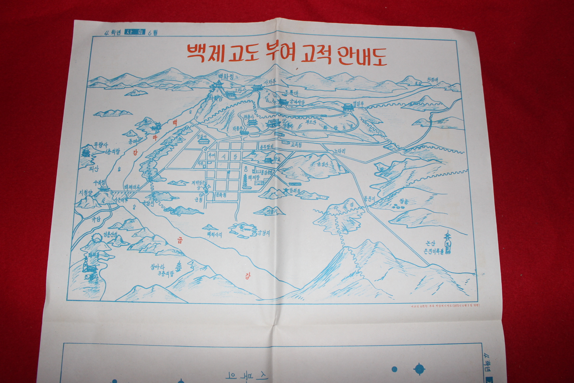 1971년 국민학교 학습게시자료 화보