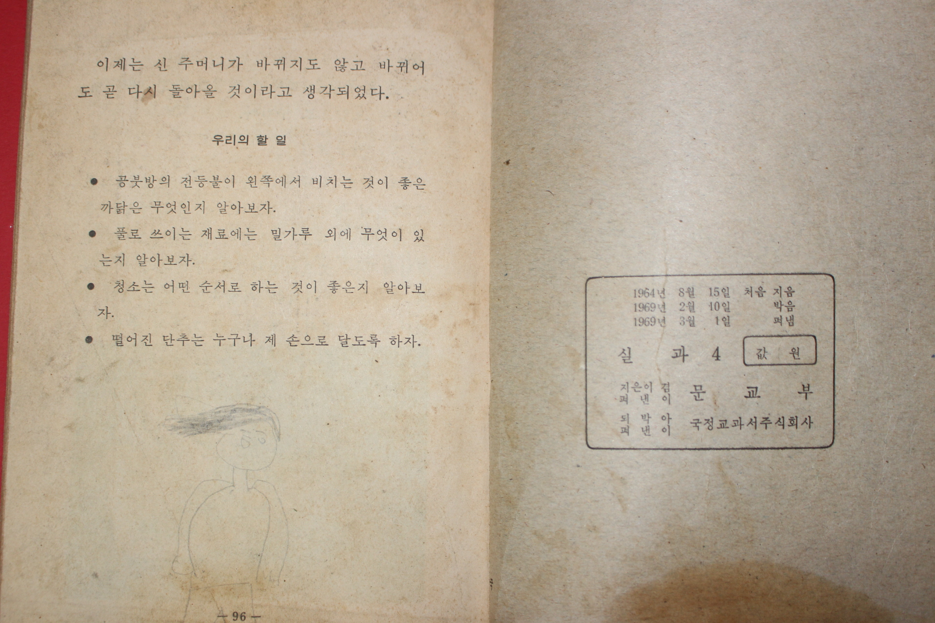 1969년 실과 4