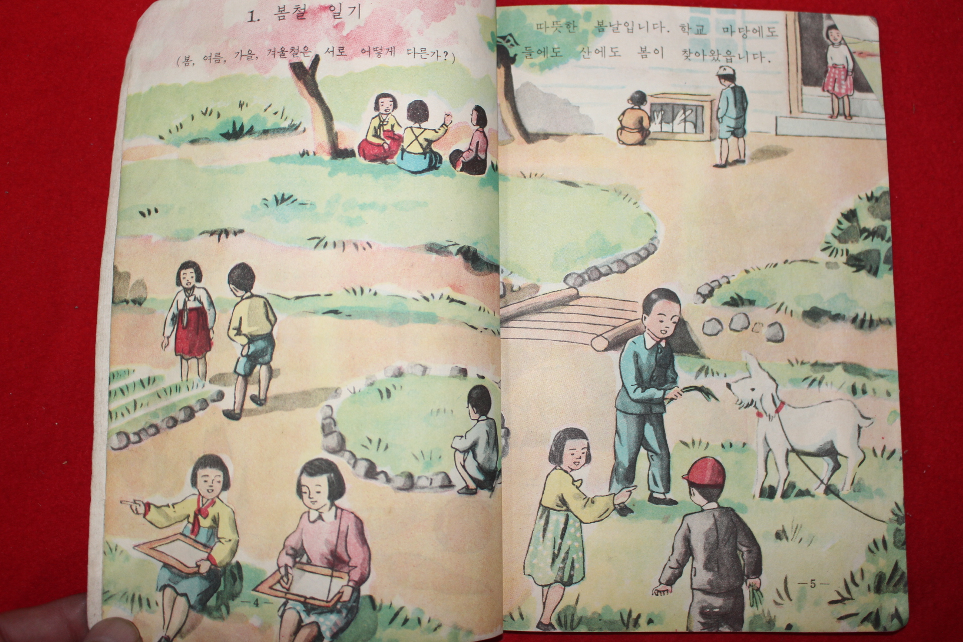 1961년 자연 3-1(뒷표지 낙장)