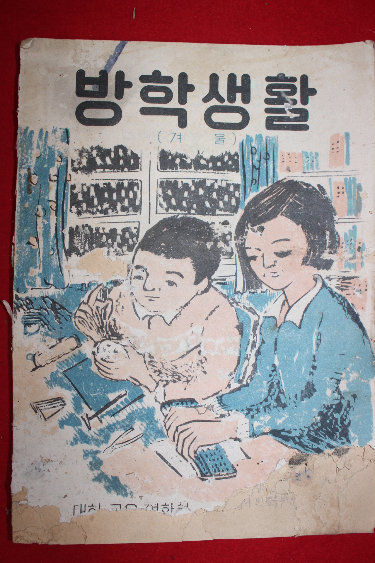 1964년 중학교 겨울 방학생활 2학년