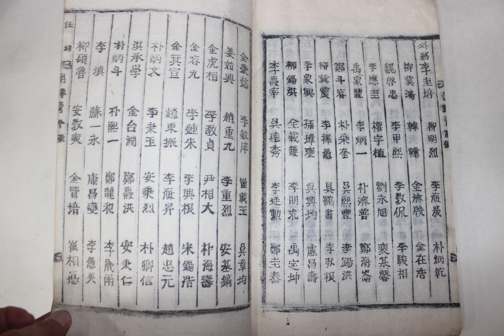 1928년 목활자본 조선청금록(朝鮮靑衿錄) 영흥,안변,문천,삼영,풍산,단천(발문있음)