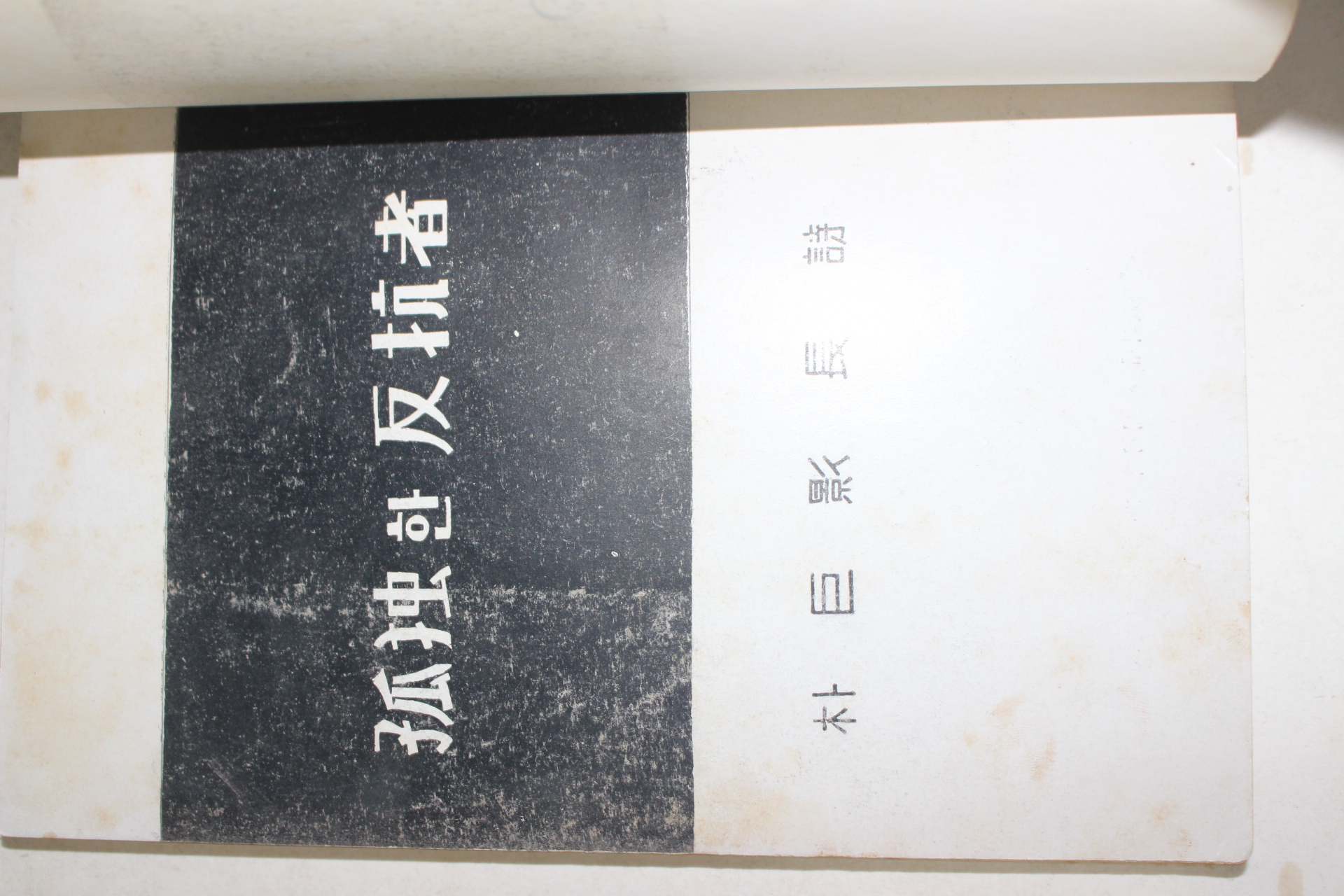 1958년초판 박거영(朴巨影)시집 고독한 반항자