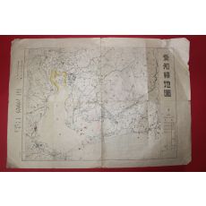 1942년 일본간행 애지현지도(愛知縣地圖)