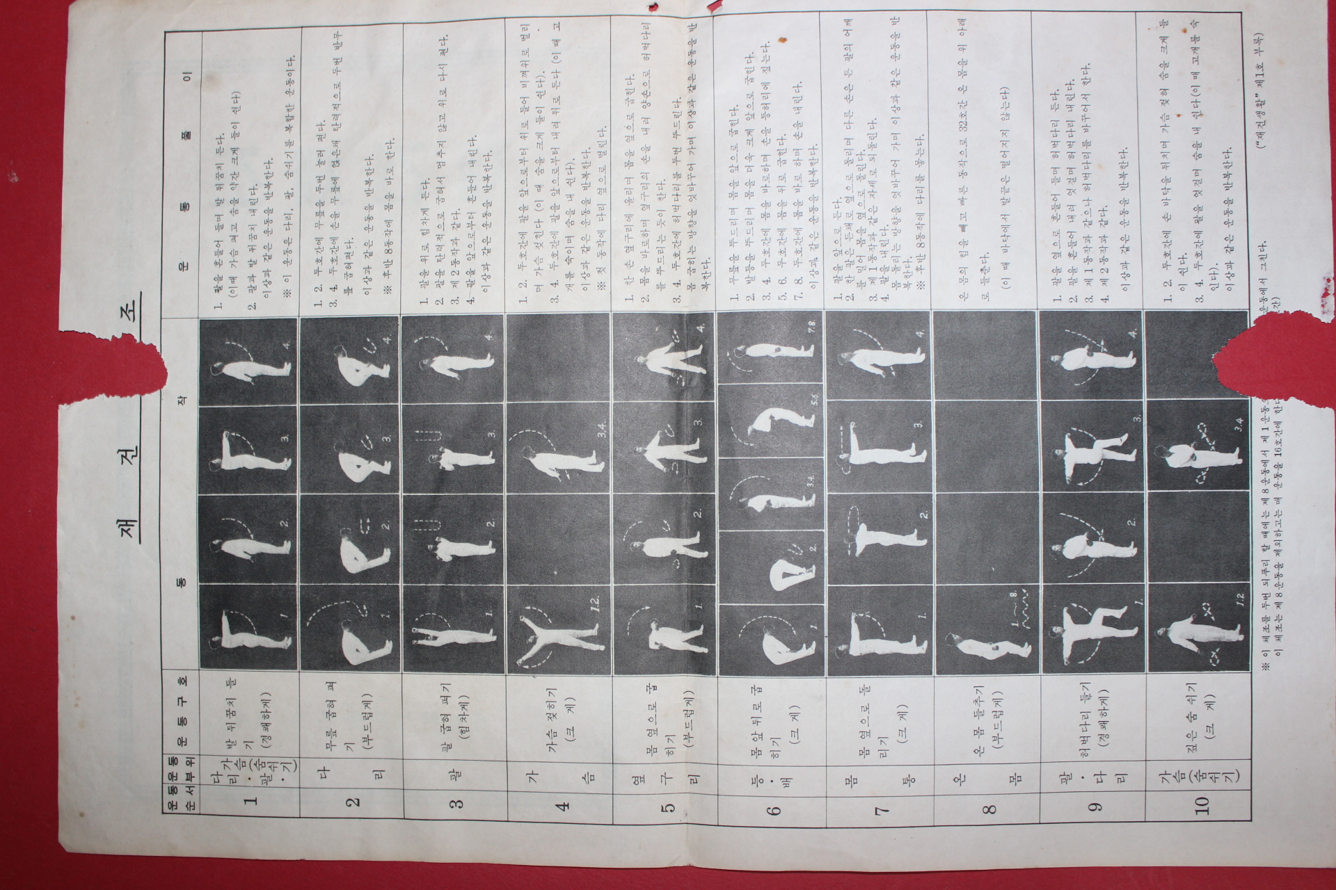 1960년대 재건국민운동본부 재건체조