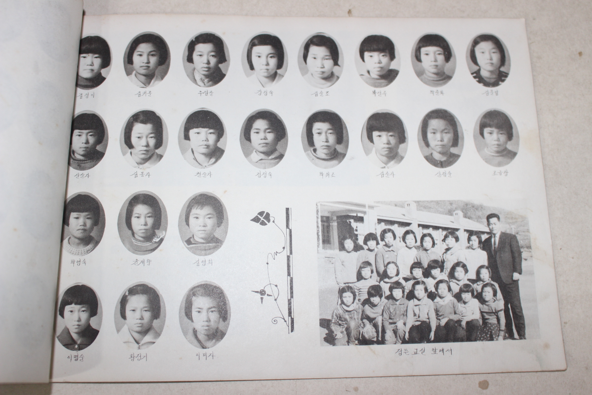 1969년 방전국민학교 제15회 졸업기념 앨범