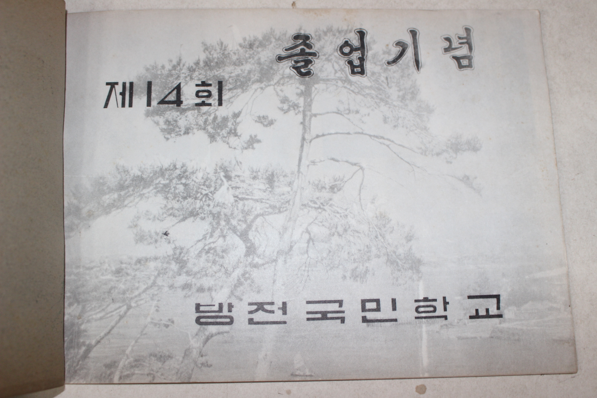 1968년 방전국민학교 제14회 졸업기념 앨범