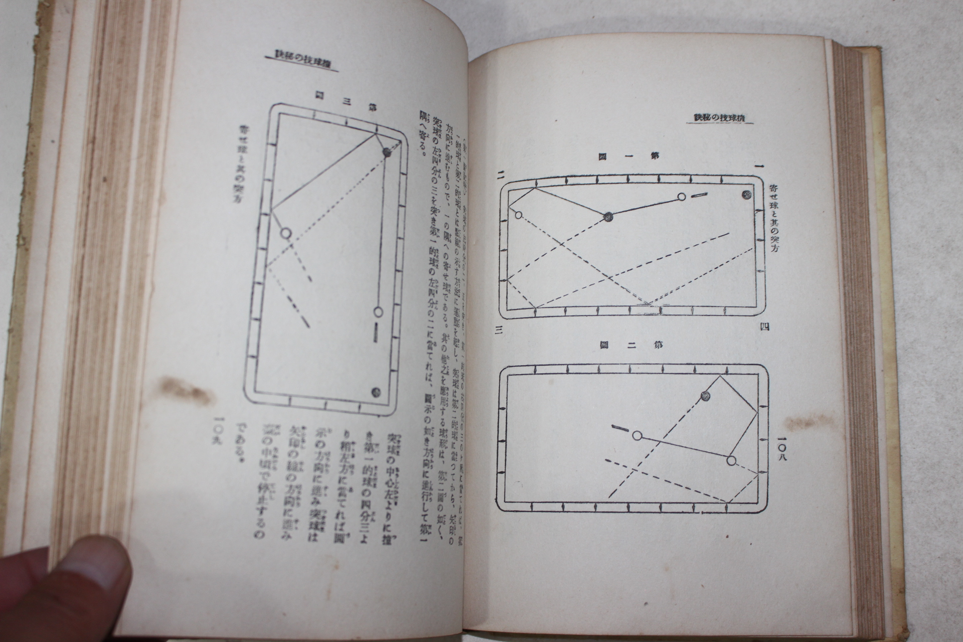 1931년(소화6년) 일본간행 당구비결