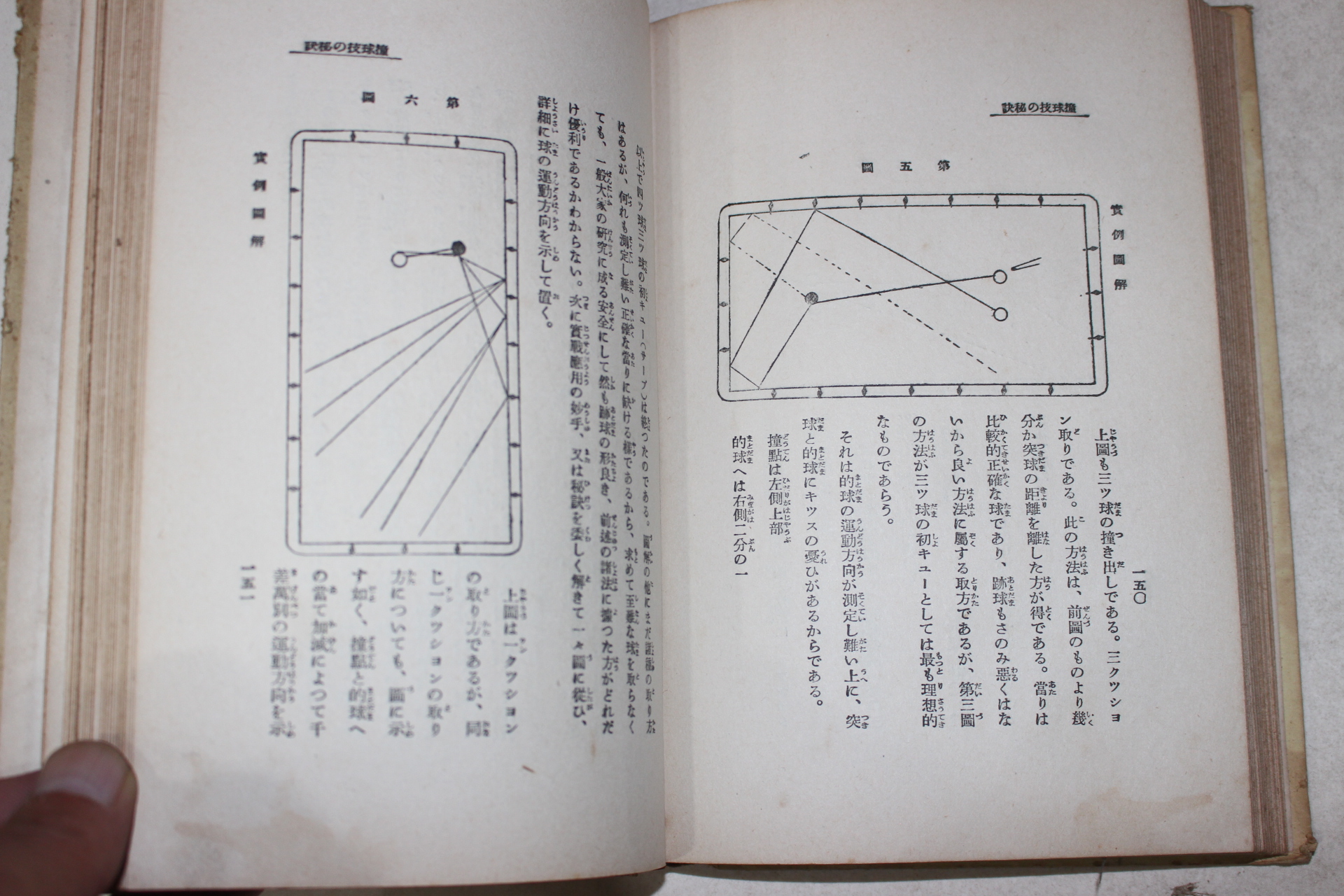 1931년(소화6년) 일본간행 당구비결