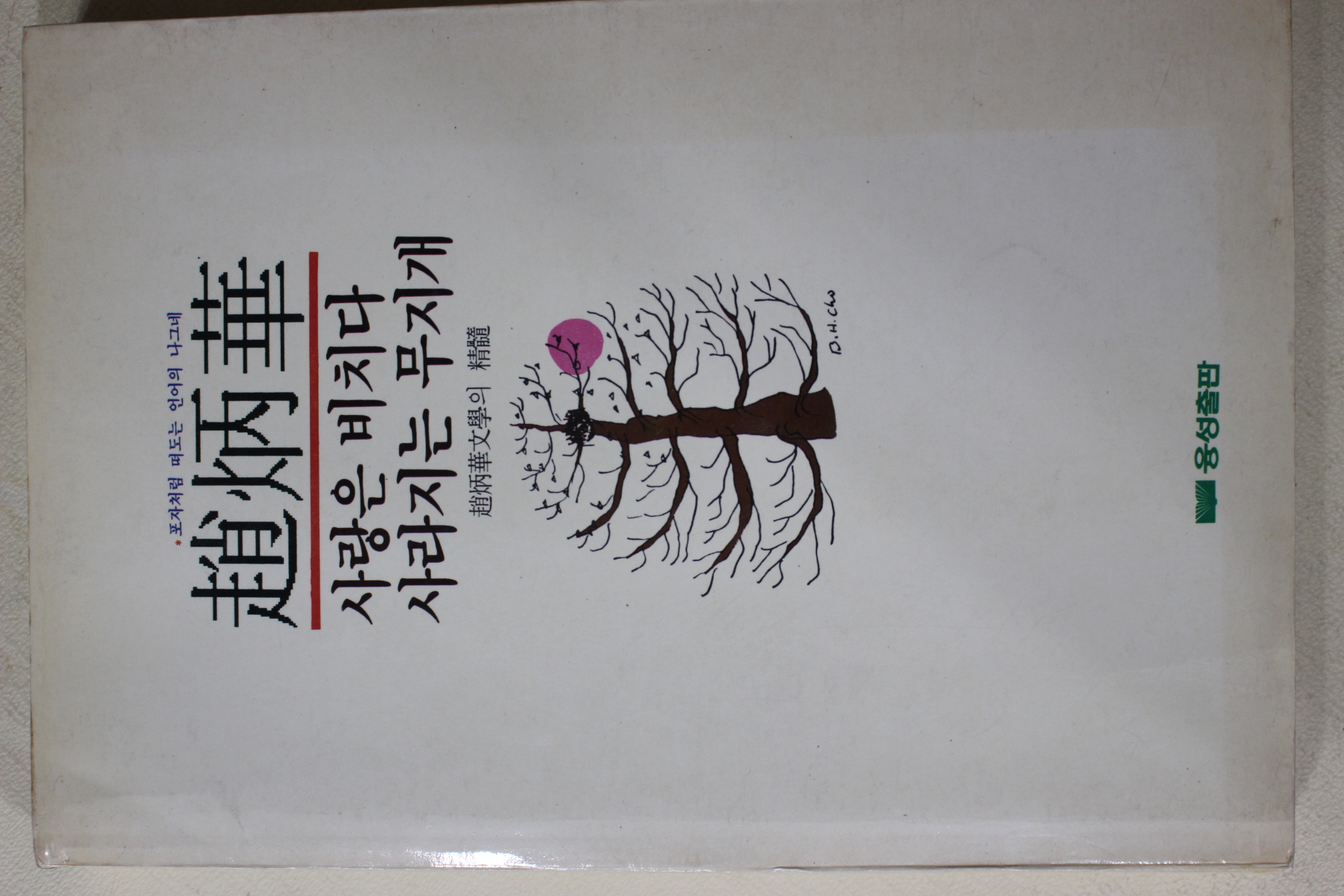 1989년초판 조병화(趙炳華) 사랑은 비치다 사라지는 무지개