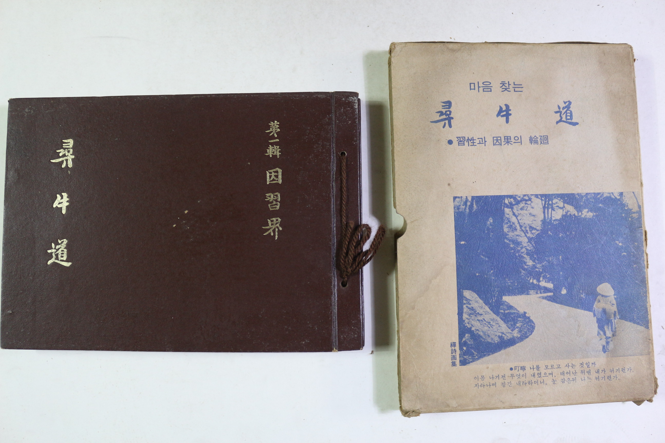 1973년초판 김혜일(金慧一)스님  심우도(尋牛道) 인습계(因習界) 제1집