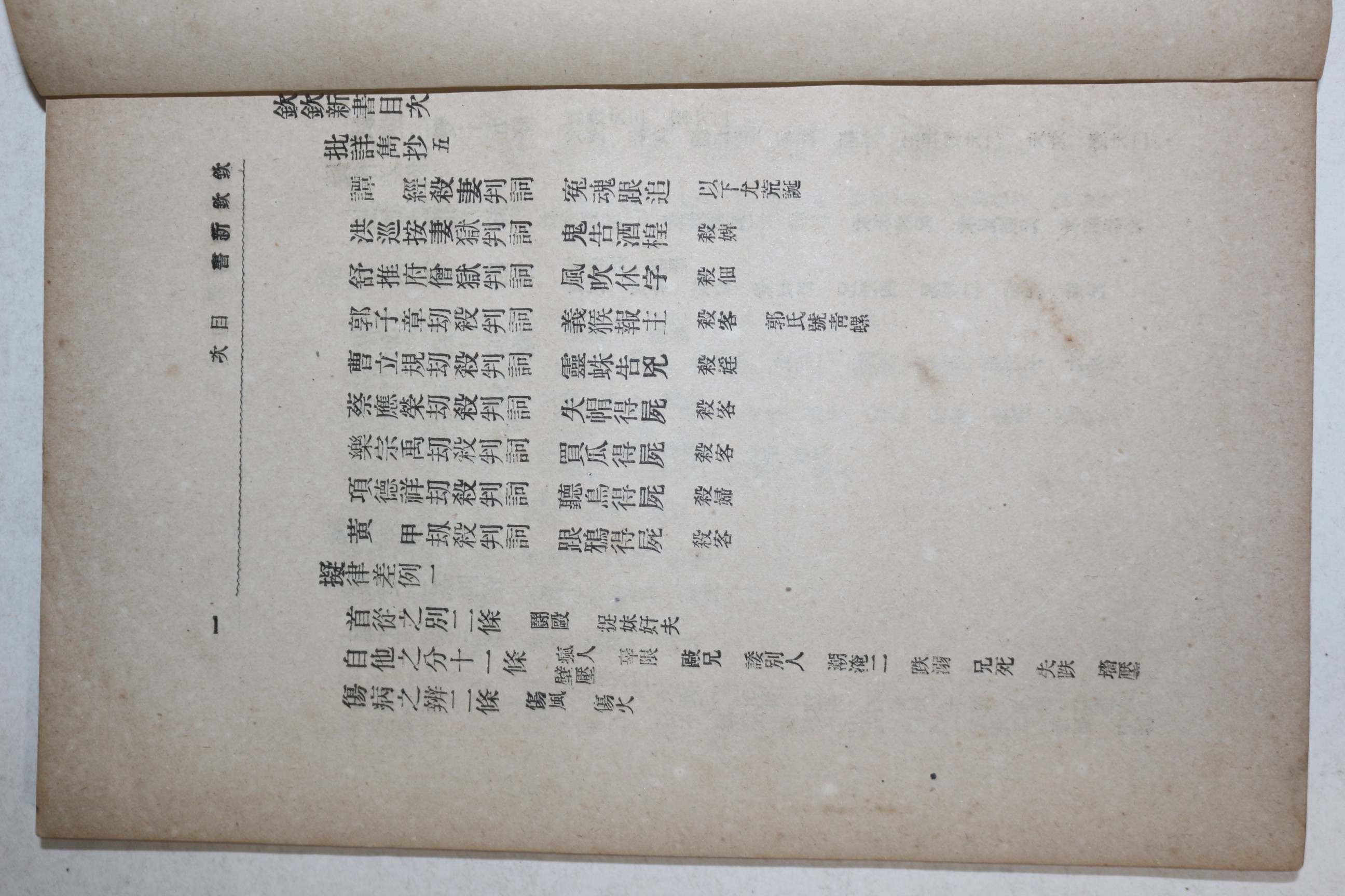 1907년(융희원년) 정약용(丁若鏞) 흠흠신서(欽欽新書)권5~8  1책