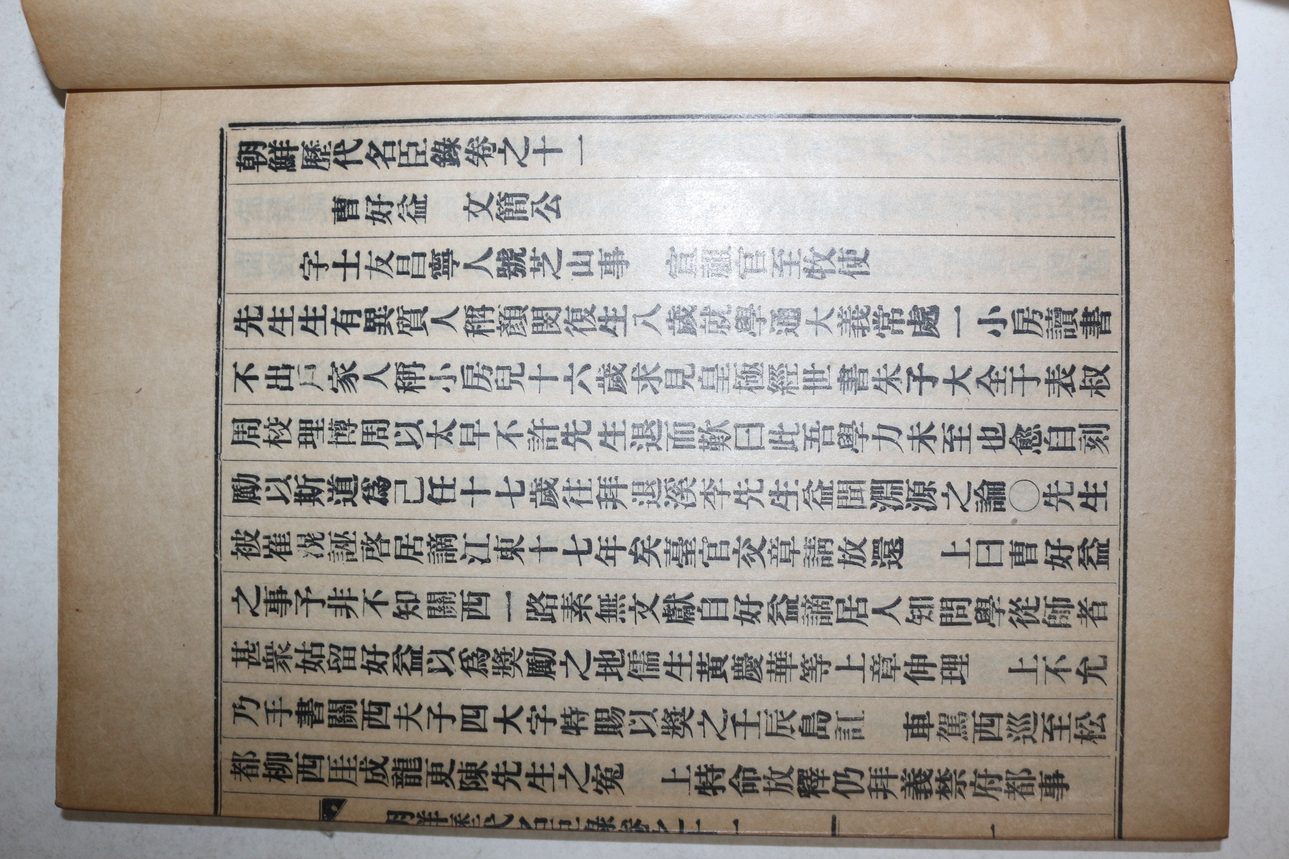 1932년 김천간행 조선역대명신록 권11,12  1책