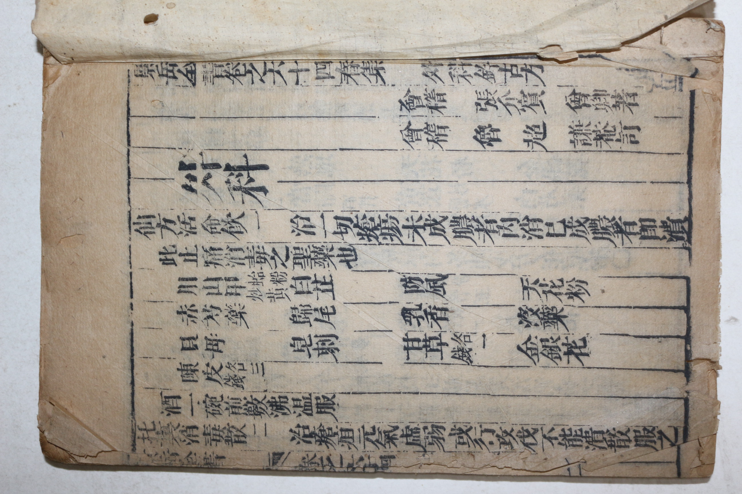 중국목판본 경악전서(景岳全書) 권64  1책