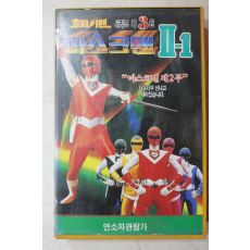 1487-비디오테이프 1991년 후뢰쉬맨 마스크맨2-3(테이프와 케이스가 다름)