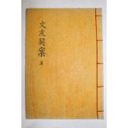 1935년 영천(永川) 귀래정(歸來亭)간행 현재후(玄載厚)편 문우계안(文友契案) 1책완질