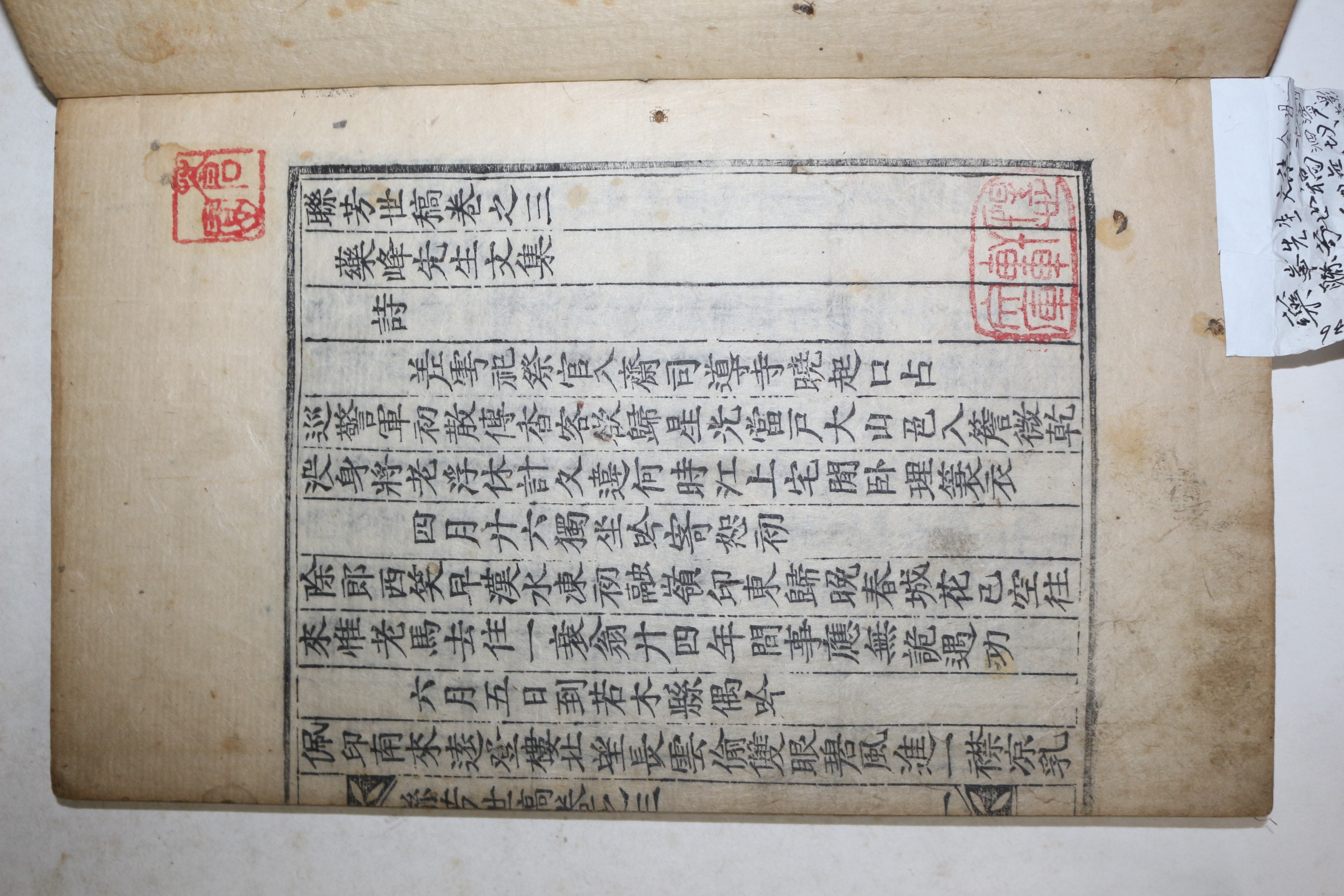 1785년 목판본 泗濱影堂開刊 김진(金璡)김극일(金克一)김수일(金守一)등 연방세고(聯芳世稿)8권3책완질